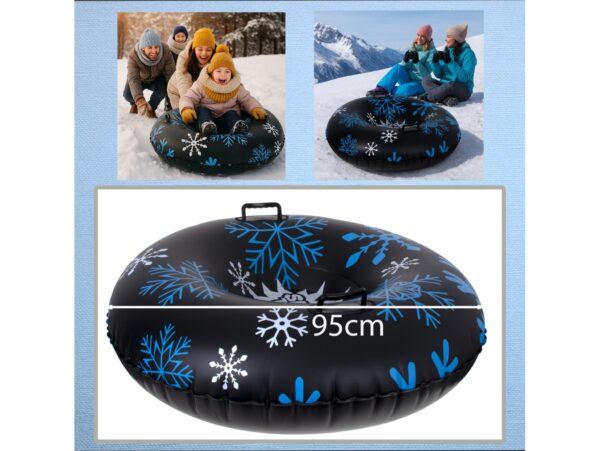ŚLIZGACZ SANKI DMUCHANE NA ŚNIEG KOŁO OPONA 95CM