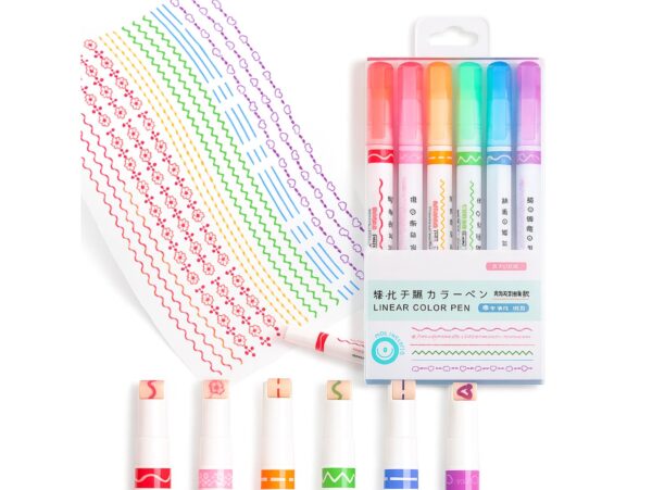 MARKERY DO WZORKÓW 6SZT