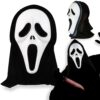 MASKA KRZYK Z KAPTUREM KOSTIUM IMPREZA HALLOWEEN