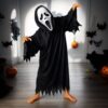 MASKA KRZYK Z KAPTUREM KOSTIUM IMPREZA HALLOWEEN