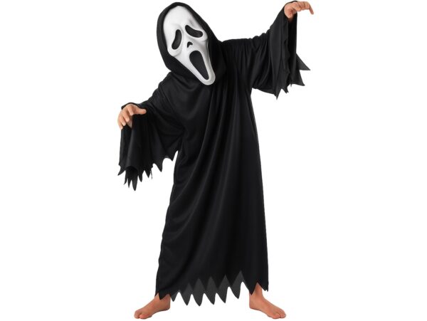 MASKA KRZYK Z KAPTUREM KOSTIUM IMPREZA HALLOWEEN