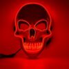 MASKA ŚWIECĄCA LED HALLOWEEN - czerwony