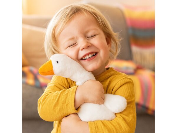 MASKOTKA PODUSZKA PLUSZAK GĘŚ - 45cm