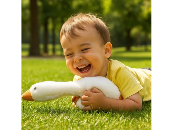 MASKOTKA PODUSZKA PLUSZAK GĘŚ - 45cm