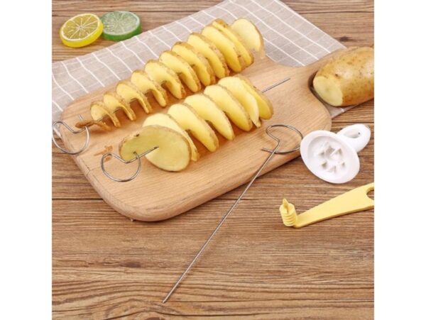 MASZYNKA DO CHIPSÓW ZIEMNIAKÓW ZAKRĘCONA FRYTKA