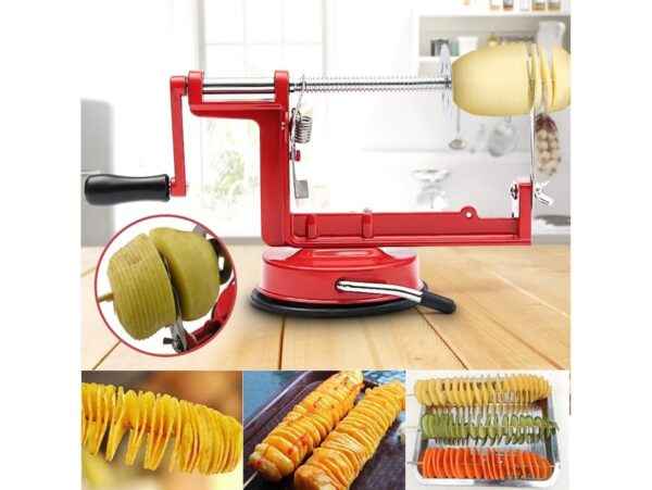 MASZYNKA DO CHIPSÓW ZIEMNIAKÓW ZAKRĘCONA FRYTKA