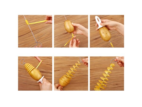 MASZYNKA DO ZIEMNIAKA CHIPSÓW ZAKRĘCONA FRYTKA