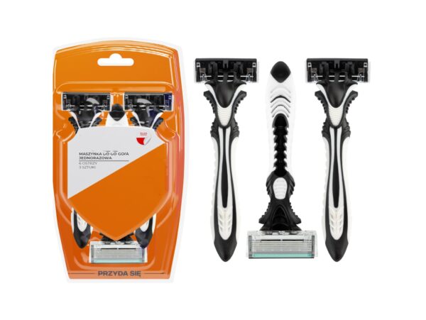 MASZYNKA JEDNORAZOWA 6 OSTRZY 3SZT