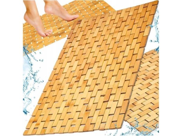 MATA ŁAZIENKOWA BAMBUSOWA 40x60