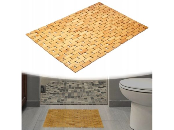 MATA ŁAZIENKOWA BAMBUSOWA 40x60