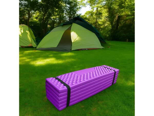 MATA SKŁADANA KARIMATA 180x60 - fioletowy