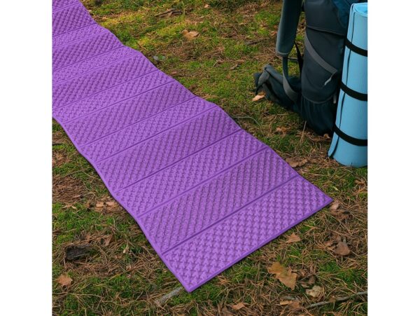 MATA SKŁADANA KARIMATA 180x60 - fioletowy