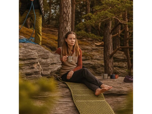 MATA SKŁADANA KARIMATA 180X60 - zielony