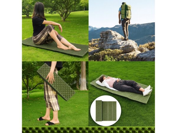 MATA SKŁADANA KARIMATA 180X60 - zielony