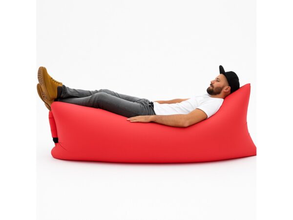 MATERAC SOFA NADMUCHIWANA LAZY BAG AIR SOF - czerwony