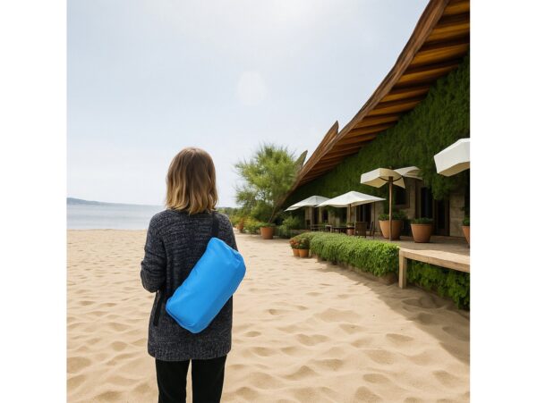 MATERAC SOFA NADMUCHIWANA LAZY BAG AIR SOF - jasny niebieski