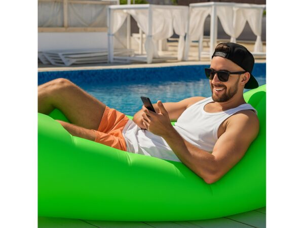 MATERAC SOFA NADMUCHIWANA LAZY BAG AIR SOF - zielony