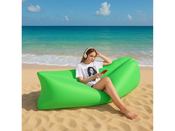 MATERAC SOFA NADMUCHIWANA LAZY BAG AIR SOF - zielony