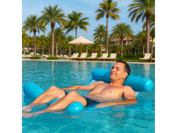 MATERAC WODNY HAMAK - niebieski