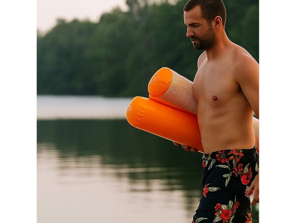 MATERAC WODNY HAMAK - pomaranczowy