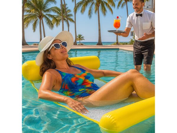 MATERAC WODNY HAMAK - żółty