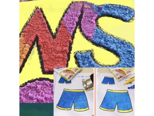 MAZAKI FLAMASTRY EFEKT 3D PĘCZNIEJĄCE POPCORN 6SZT