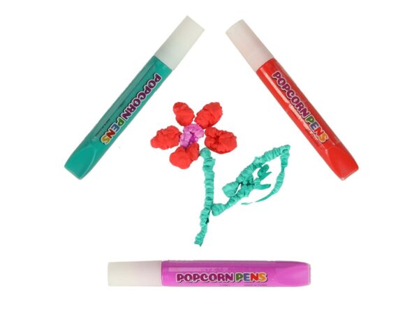 MAZAKI FLAMASTRY EFEKT 3D PĘCZNIEJĄCE POPCORN 6SZT