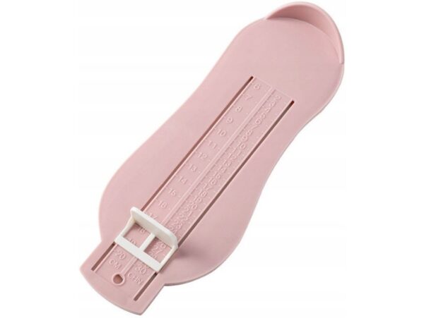 MIARKA DO POMIARU STÓP DZIECKA 22,7x8,6cm - różowy