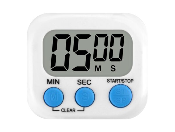 MINUTNIK KUCHENNY NA MAGNES - biały