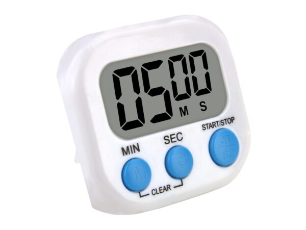 MINUTNIK KUCHENNY NA MAGNES - biały