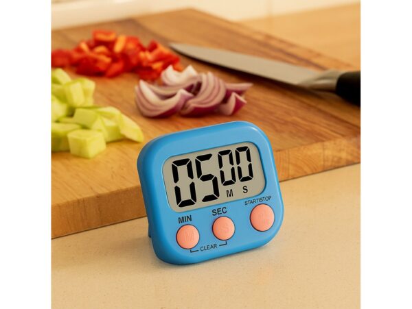 MINUTNIK KUCHENNY NA MAGNES - niebieski