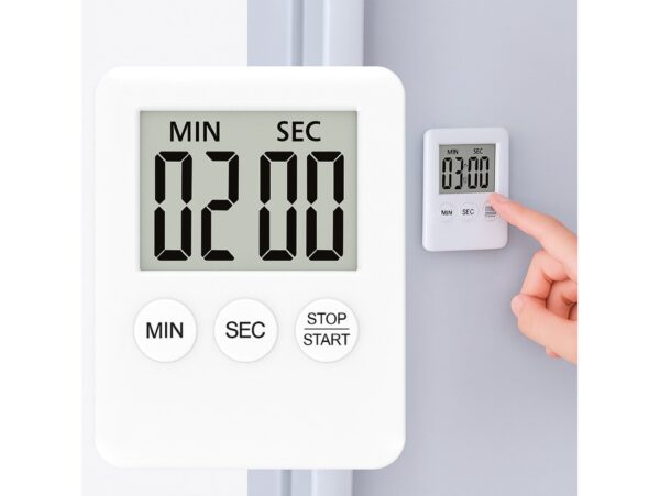 MINUTNIK NA MAGNES - biały