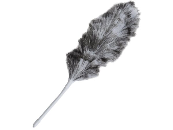 MIOTEŁKA SZCZOTKA DO KURZU KURZAWKA 55CM - czarno-biały