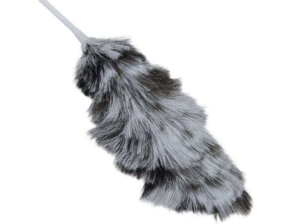 MIOTEŁKA SZCZOTKA DO KURZU KURZAWKA 55CM - czarno-biały