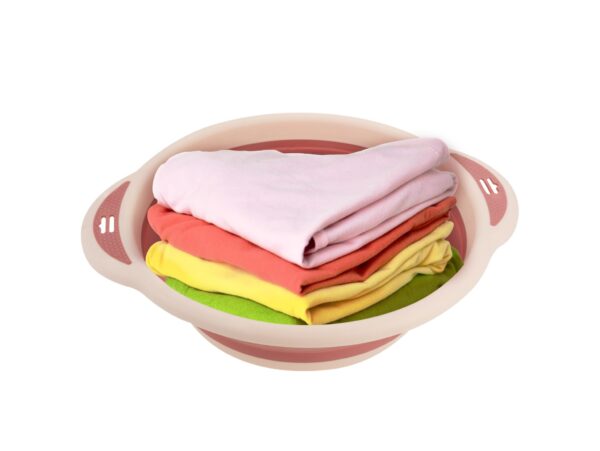 MISKA SILIKONOWA SKŁADANA 3L - różowy