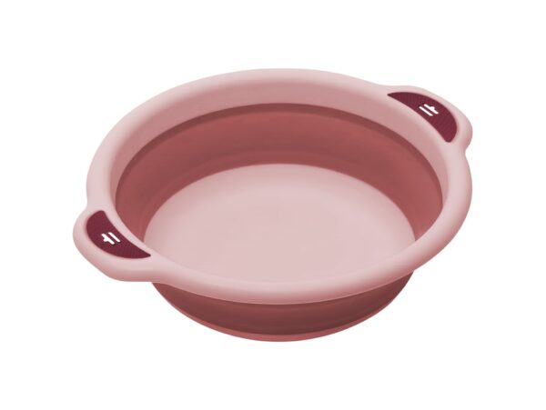 MISKA SILIKONOWA SKŁADANA 3L - różowy