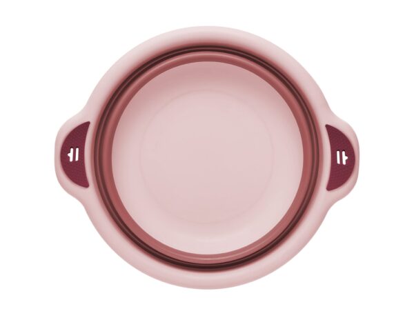 MISKA SILIKONOWA SKŁADANA 3L - różowy