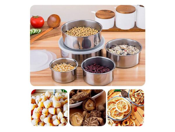 MISKI GASTRONOMICZNE STALOWE ZESTAW 5SZT