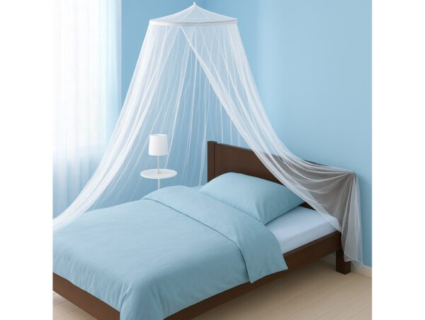 MOSKITIERA BALDACHIM NAD ŁÓŻKO SIATKA OWADY KOMARY