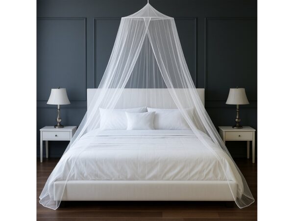 MOSKITIERA BALDACHIM NAD ŁÓŻKO SIATKA OWADY KOMARY