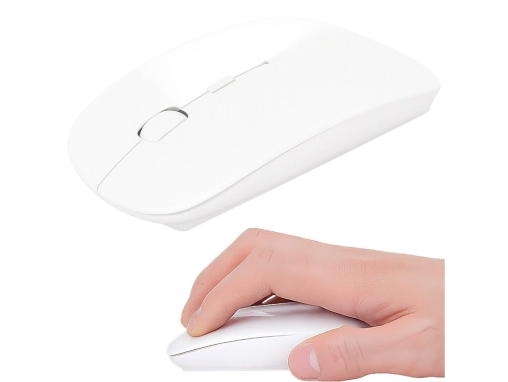 MYSZKA BEZPRZEWODOWA BLUETOOTH SLIM - biały