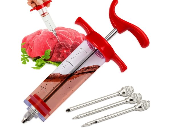 NASTRZYKIWARKA DO MIĘSA IGŁY STRZYKAWKA 30ML MIĘSO