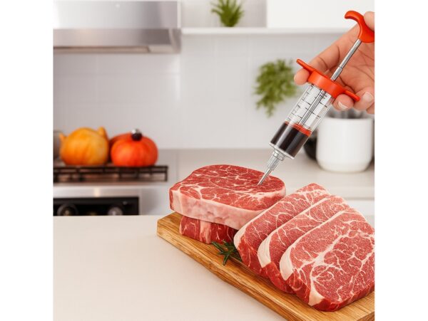 NASTRZYKIWARKA DO MIĘSA IGŁY STRZYKAWKA 30ML MIĘSO