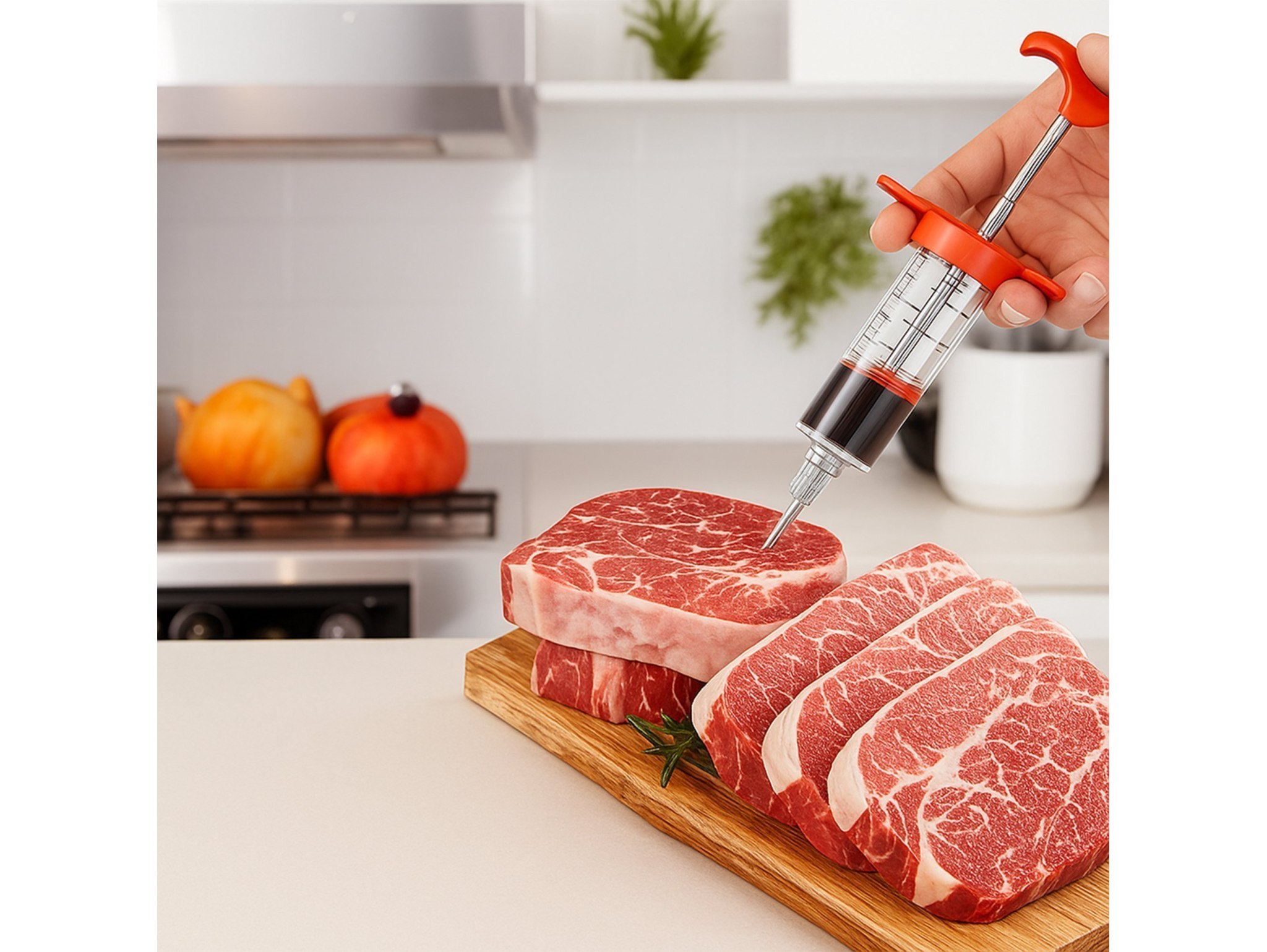 NASTRZYKIWARKA DO MIĘSA IGŁY STRZYKAWKA 30ML MIĘSO