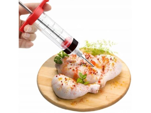 NASTRZYKIWARKA DO MIĘSA IGŁY STRZYKAWKA 30ML MIĘSO