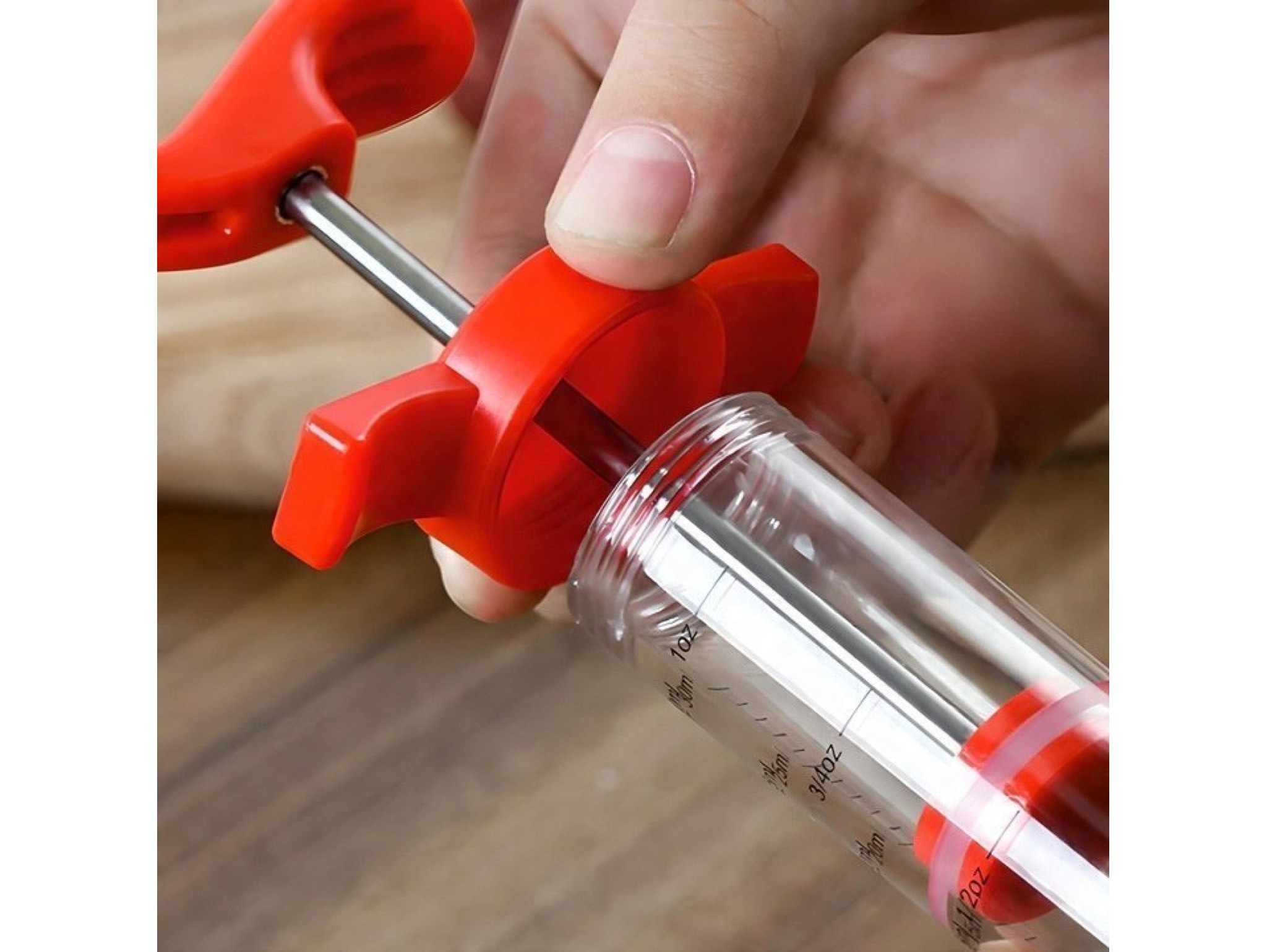 NASTRZYKIWARKA DO MIĘSA IGŁY STRZYKAWKA 30ML MIĘSO