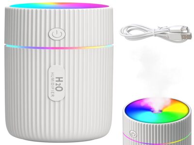 NAWILŻACZ POWIETRZA 220ML RGB - biały