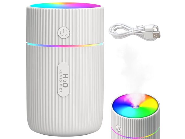 NAWILŻACZ POWIETRZA 220ML RGB - biały