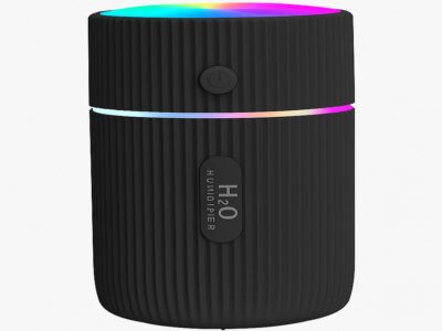 NAWILŻACZ POWIETRZA 220ML RGB - czarny