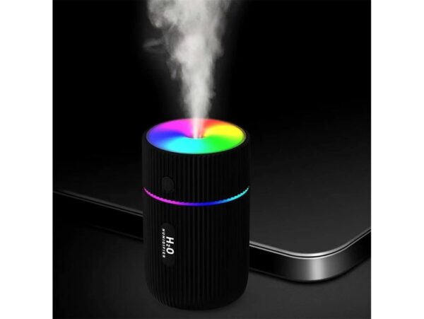 NAWILŻACZ POWIETRZA 220ML RGB - czarny